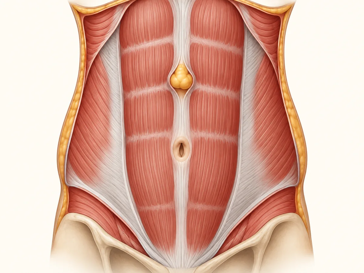 Karın duvarı fıtığı anatomik illüstrasyonu